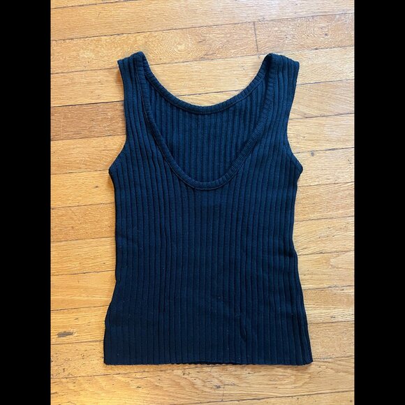 Betina Lou Scoop Back Ribbed Tank - Picture 4 of 4